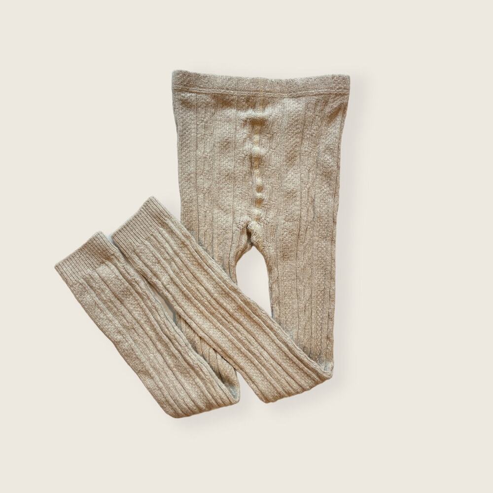 Mini Boden Footless Tights Oatmeal